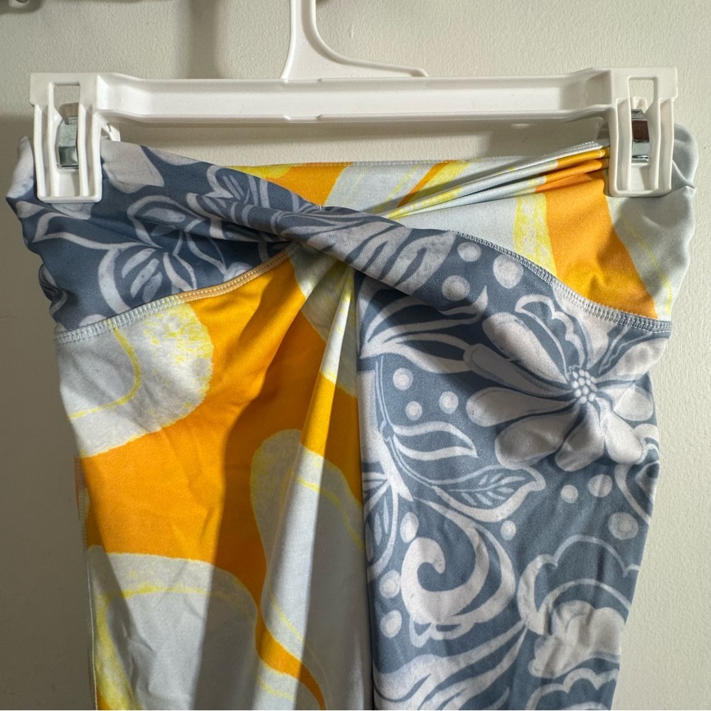 FP Movement by Free People Yellow and Blue Leggings - Picture 2 of 6